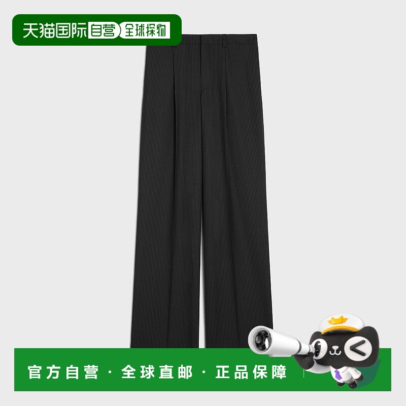 1h可退 潮奢 Celine 思琳 女士 細條紋直筒褲 RP05R474V