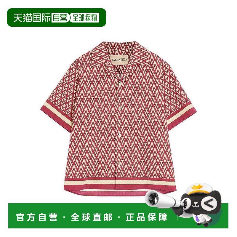 VALENTINO 男士衬衫 7V3AA111B20CLT AW2025 红色 `Toute La V` B