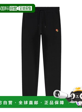 KENZO 女士休闲裤 FF52PA7394MF99J SS2025 黑色抽绳卫裤 运动裤