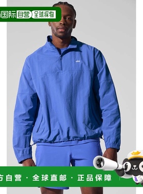 alo yoga 半拉链立领轻盈柔软舒适运动休闲夹克 男款m3259rBlack