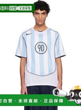 潮奢 Nike 耐克 男士 白色 & 蓝色 Total 90 Dri-FIT Soccer T 恤