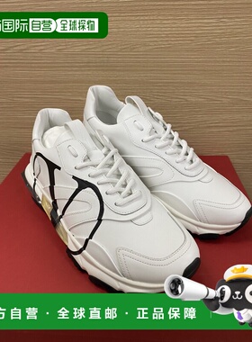 VALENTINO 男士运动鞋 3SY0S0B05DDS AW2024 白色 系带运动鞋