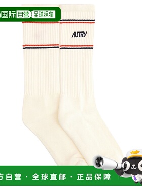 1h可退 潮奢 AUTRY X MAISON KITSUNÉ 女士 带Logo袜子 SOPUMK4W
