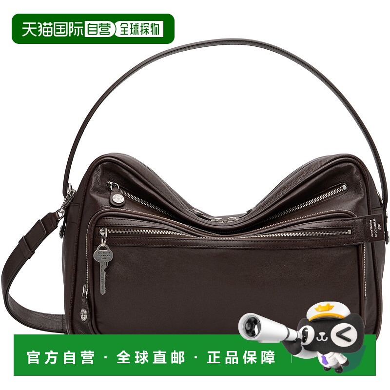 1h可退 潮奢 Acne Studios 艾克妮 女士 棕色 Camero Camera 单肩