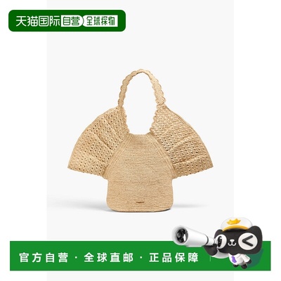 1h可退 潮奢 ZIMMERMANN 女士 拉菲草编织手提包 0650XR25A2NATUR