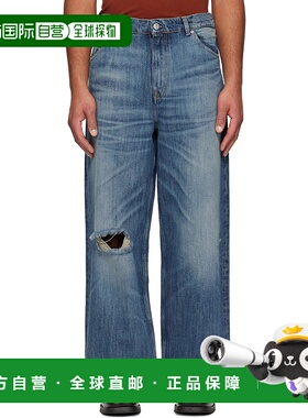 潮奢 Our Legacy 男士 蓝色 Vast Cut 牛仔裤 M4255VR阔腿裤