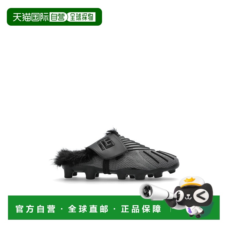 1h可退 BALMAIN 男士足球鞋 FM1VJ397TKRT0PA AW2025 黑色 Clogs-