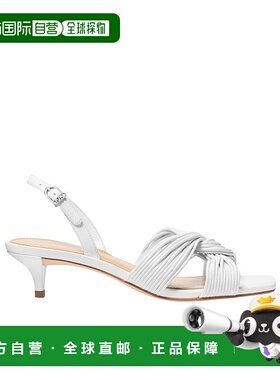 1h可退 MICHAEL KORS 女士凉鞋 40S5ASMS2L085 SS2025 白色单鞋