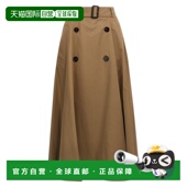 潮奢 Brenda Burberry 1h可退 巴宝莉 女士 半身裙 8113541CLAY