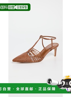 1h可退 潮奢 Alexandre Birman 女士 Nessa 60mm 编织高跟鞋单鞋