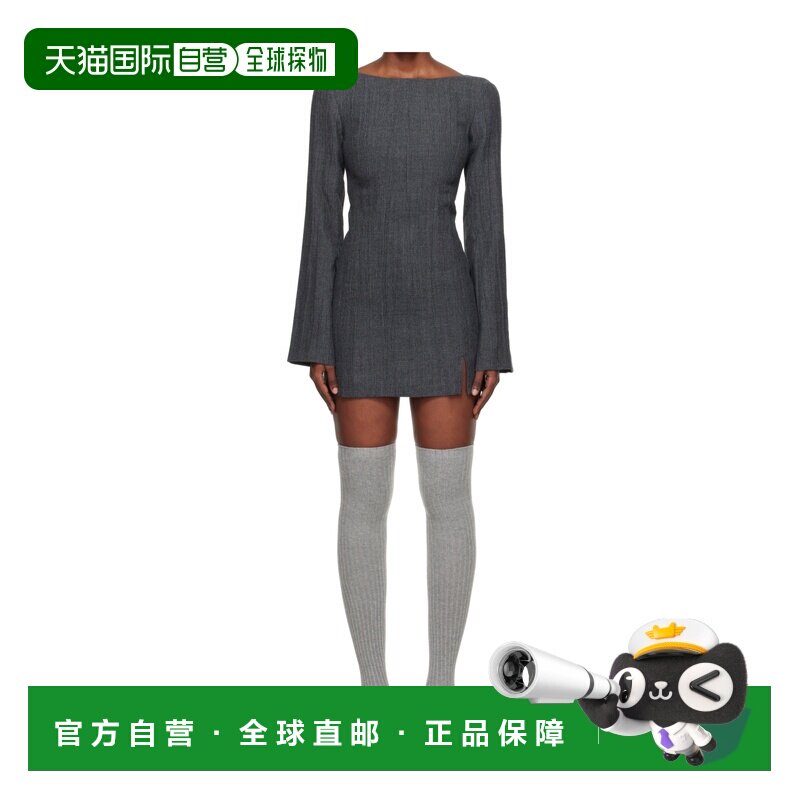 1h可退 OUR LEGACY 女士连衣裙 W4257FS AW2025 灰色 紧身迷你连