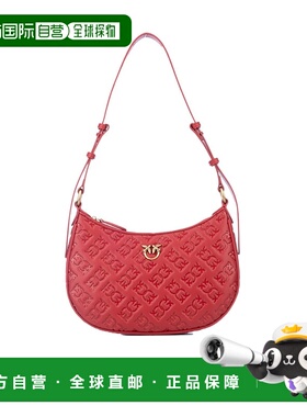 PINKO 女士斜挎包 102790A1YBR30Q AW2024红色小方包 单肩包