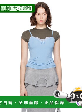 1h可退 潮奢 Acne Studios 艾克妮 女士 灰色 & 蓝色 Layered Str