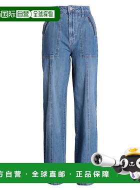 1h可退 潮奢 Dkny 唐可娜儿 女士 直筒裤 blue蓝色 舒适时尚