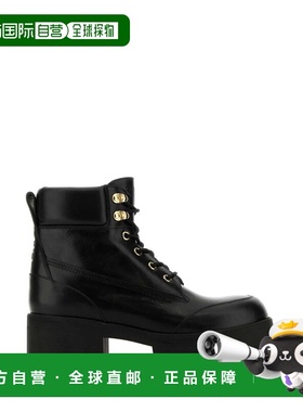 GIVENCHY 女士高跟鞋 BE604TE292001 AW2024 黑色 徽标压花短筒靴