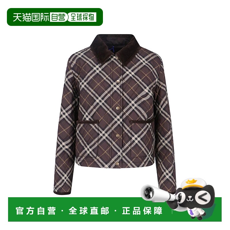 1h可退 BURBERRY 女士外套 8115975B2412 AW2025 棕色 OLDHAM CHK