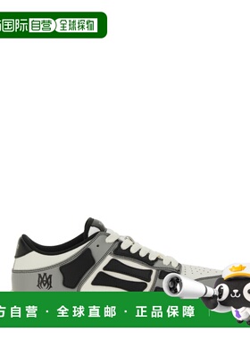 AMIRI 男士运动鞋 AMFOSR1077BLACK SS2025 黑色 Varsity Skel To