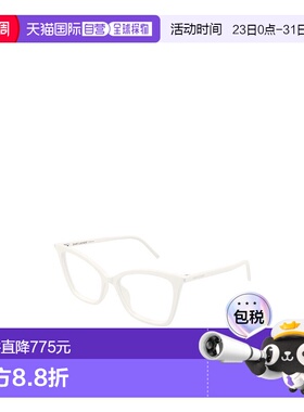 SAINT LAURENT 女士眼镜 SL386014 CO 白色 全框平光镜