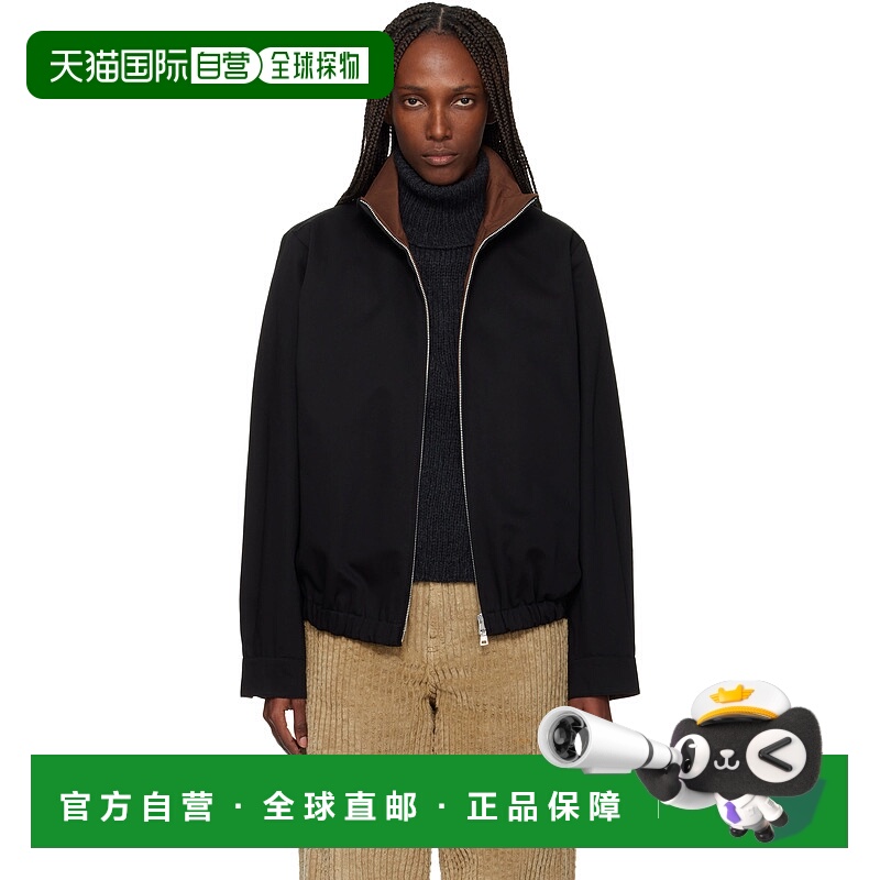 1h可退 潮奢 Our Legacy 女士 黑色 Casino 夹克 W4251CT立领