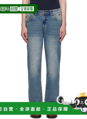 1h可退 潮奢 Dime 男士 蓝色 Classic Relaxed 牛仔裤 DIMEFA2445