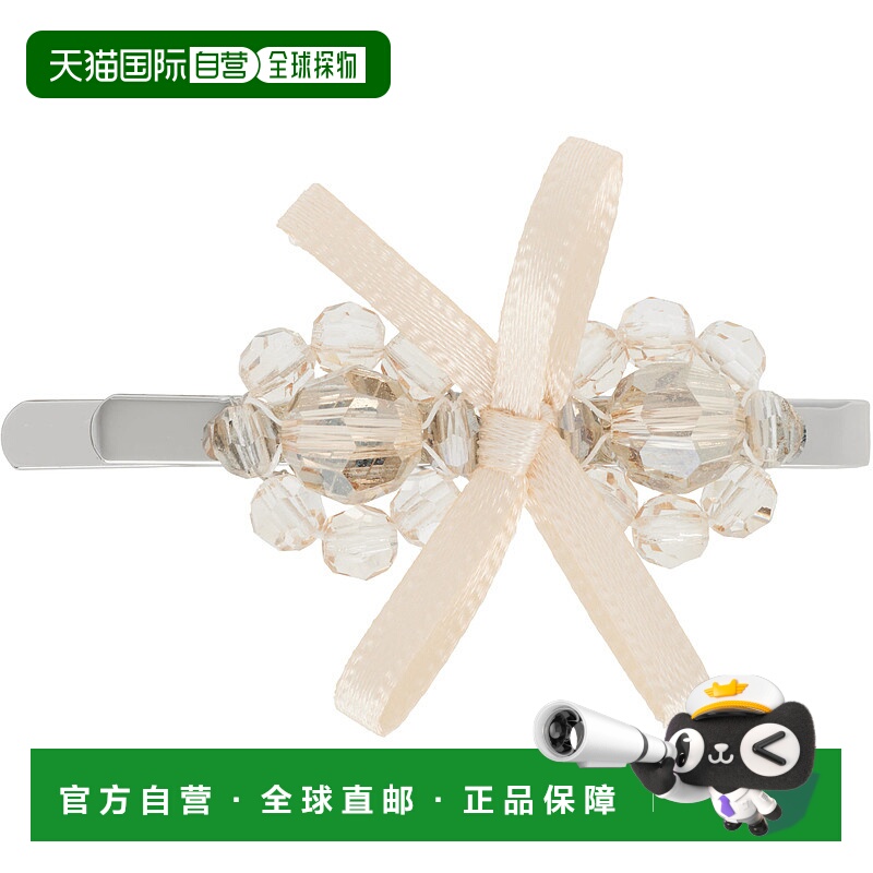 潮奢 Simone Rocha 蒙娜 罗莎 女士 米色 Petite Bow Mini Flower