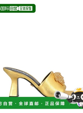 1h可退 潮奢 versace 范思哲 女士 凉鞋 metal金属色 舒适时尚