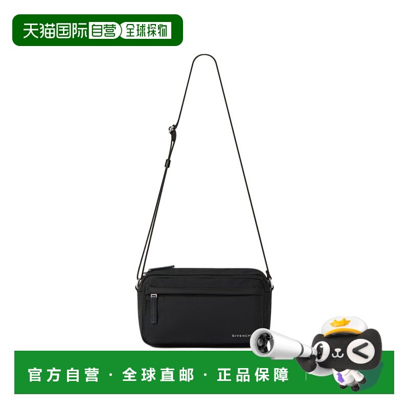 GIVENCHY 男士斜挎包 BKU05CK1ZL001 SS2025 黑色 Essential U 斜