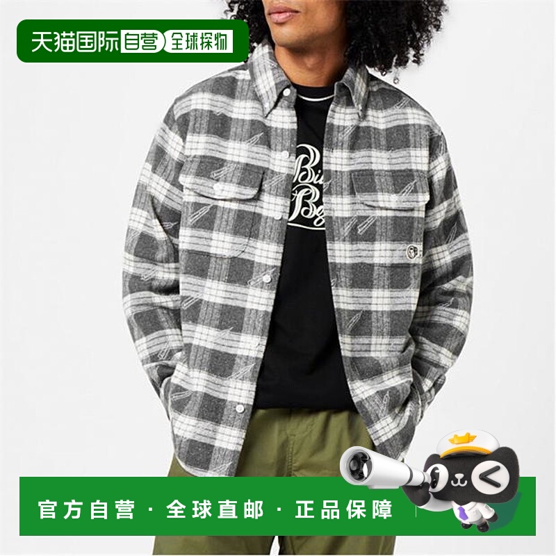1h可退 潮奢 Billionaire Boys Club 男士 宽松款格纹衬衫