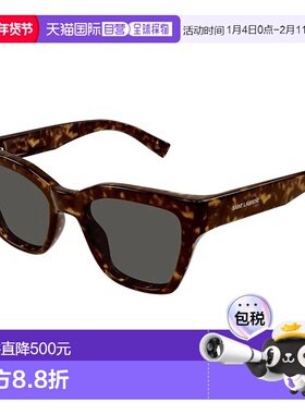 1h可退 潮奢 Saint Laurent 圣罗兰 女士 SL 641 002 太阳镜 SL64