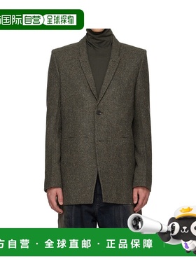 RICK OWENS 男士外套 RR02E1721WRU25 AW2025 军绿色