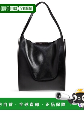 MARNI 女士手提包 SHMP0153U0P853300N99 黑色托特包 AW2025