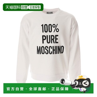 卫衣 172E11 AW2024 1h可退 Pure 男士 白色 Sweatshirt MOSCHINO