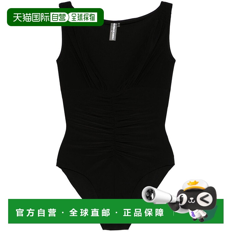 1h可退 潮奢 NORMA KAMALI 诺玛 卡玛丽 女士 褶皱前襟连体衣 KK4