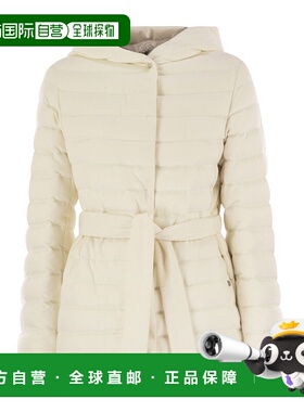 HERNO 女士外套 PI00149DR1200 AW2025 花色 腰带羽绒服