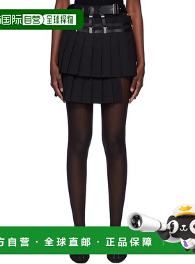 1h可退 潮奢 Noir Kei Ninomiya 女士 黑色短裙 3OS002S2新款