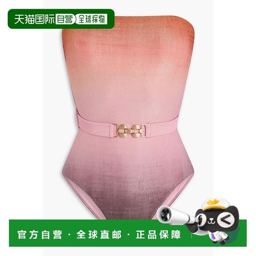 1h可退 潮奢 ZIMMERMANN 女士 渐变色抹胸泳衣 1203WSS245ONEPIEC