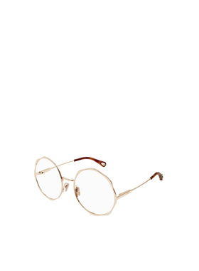 CHLOÉ 女士眼镜 CH0185O002 SS2026 白色 圆框平光镜