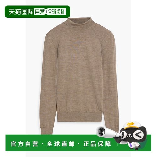 1h可退 潮奢 THEORY 希尔瑞 女士 羊毛高领毛衣 I1211703LIGHTCIN