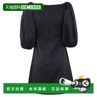 AW2022 DR0940122999B 黑色 VOLUME PATOU SLEEVES 女士连衣裙