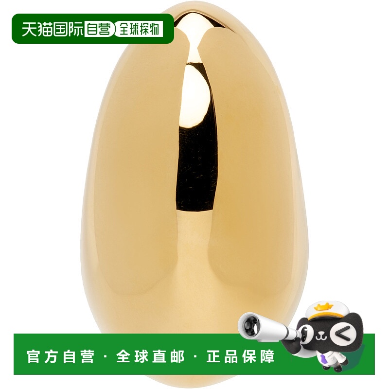 1h可退 潮奢 Maria Black 女士 单只金色 Tryvann Dome 耳钉 1010