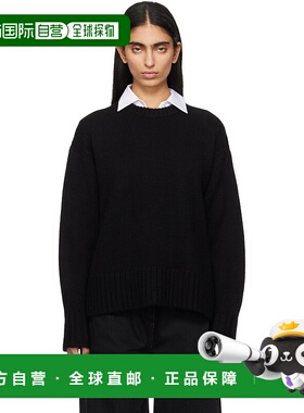 1h可退 潮奢 Guest in Residence 女士 黑色 Cozy Crew 毛衣 W109