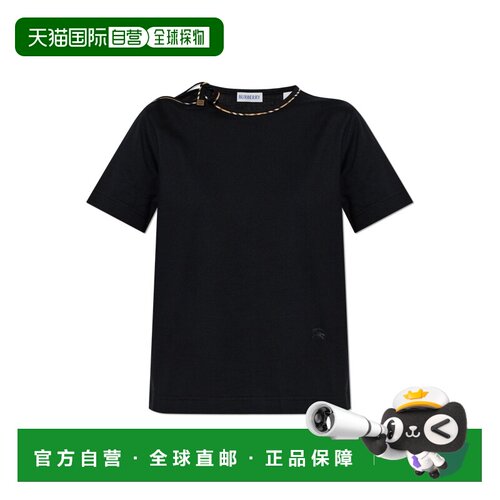 BURBERRY 女士T恤 8126134A1189BLACK AW2026 黑色女装