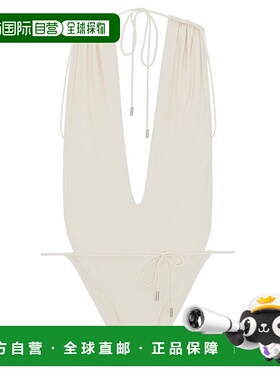 SAINT LAURENT 女士泳装 783574Y37PG9078 CO 白色泳衣