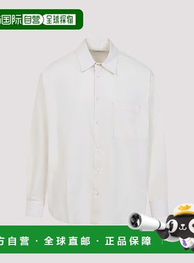 LEMAIRE 男士衬衫 SH1201LF1500WH048 AW2025 白色