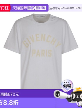 GIVENCHY 男士T恤 BM71NK3YRS100 AW2025 白色 Short sleeves, to