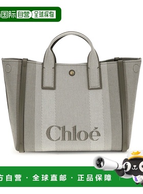 CHLOÉ 女士斜挎包 C25SS910O653E5 AW2025 灰色 图案单肩包