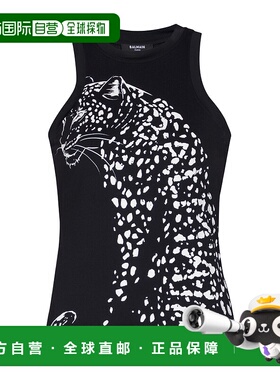 BALMAIN 女士背心吊带 FF0EB010GF15EAB AW2025 黑色