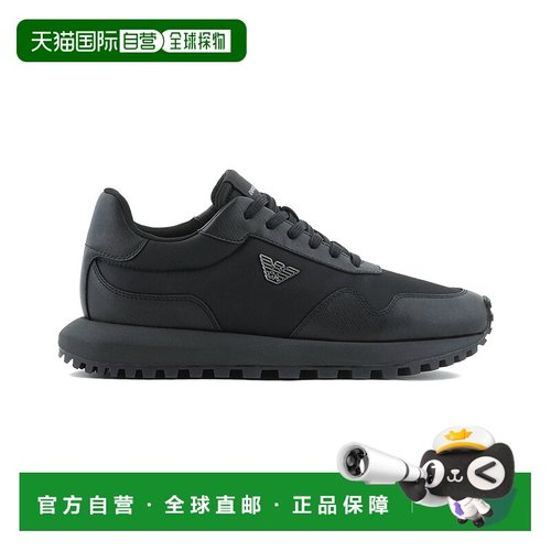 EMPORIO ARMANI Logo 标牌低帮运动鞋（英码）運動鞋X4X630XN877K