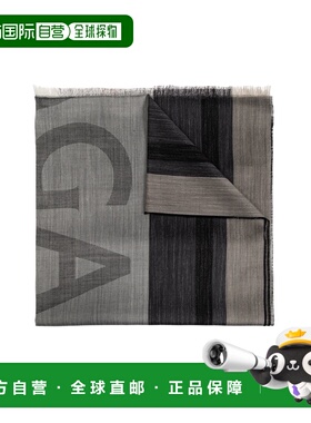 SALVATORE FERRAGAMO 男士围巾 520120STBIGLOGO776138ICEGREYSTO