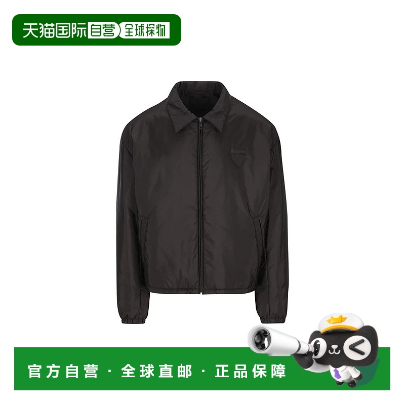 1h可退 PRADA 男士夹克 SGC9121WQ9F0002AI25 AW2025 黑色普拉达